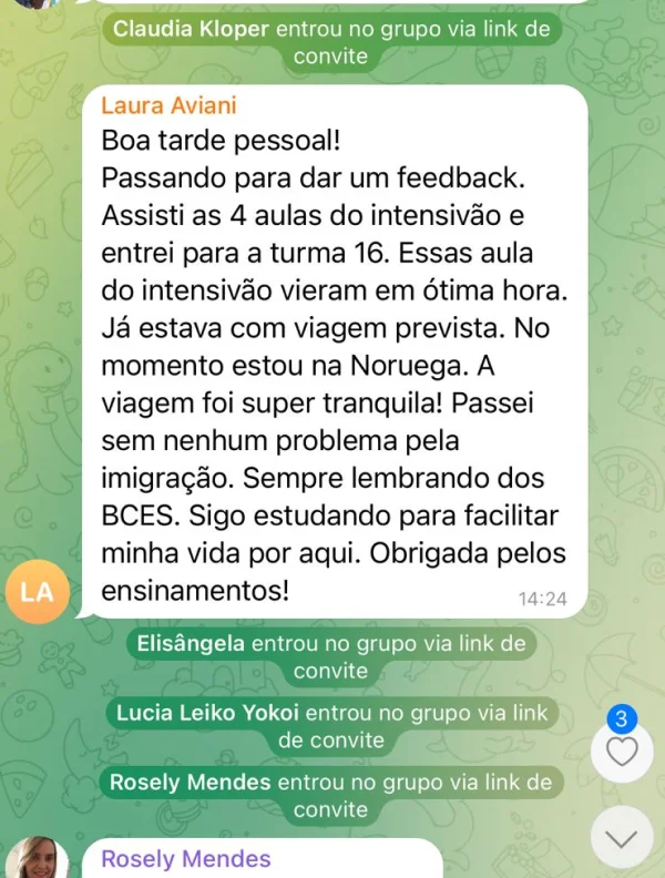 Depoimento de aluno 10