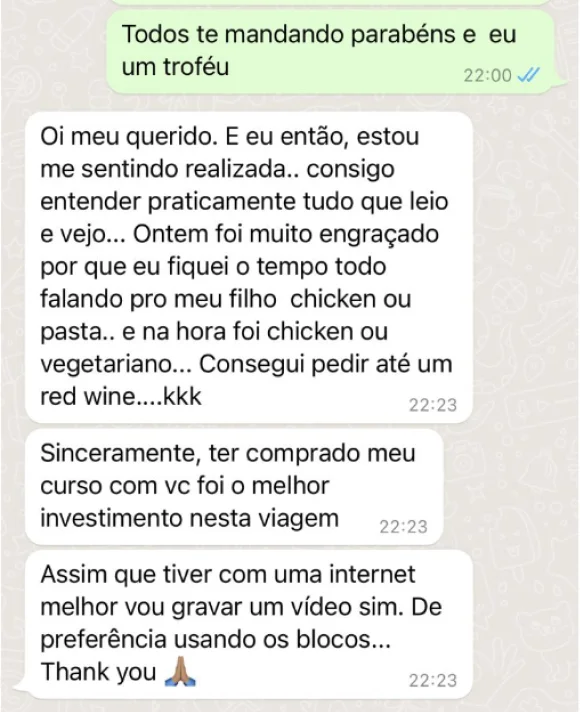 Depoimento de aluno 17