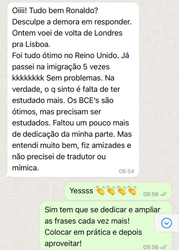 Depoimento de aluno 4