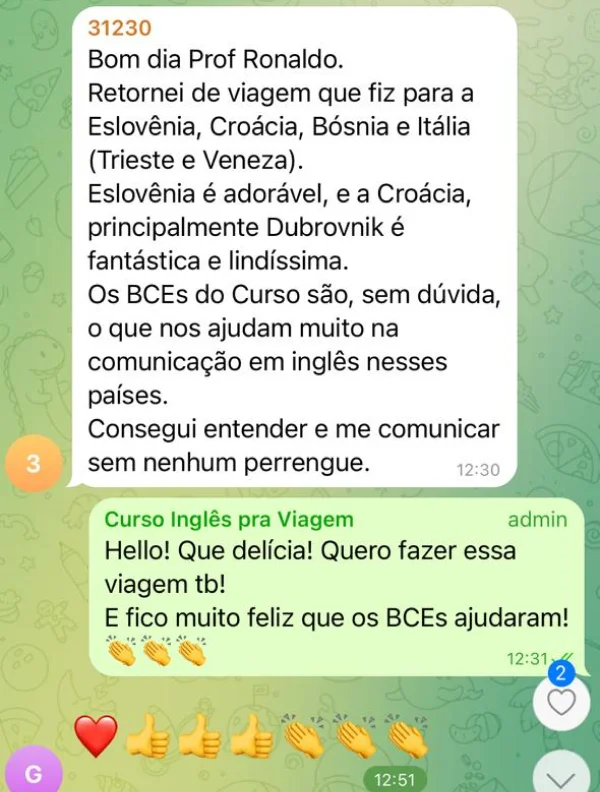 Depoimento de aluno 6